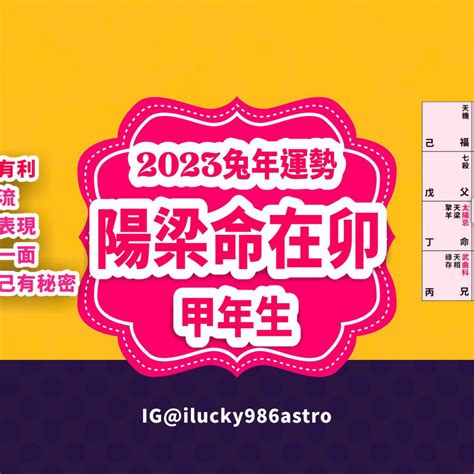 2023流年考運|2023紫微斗數流年運勢：命盤紫微坐卯、辰、已、午。